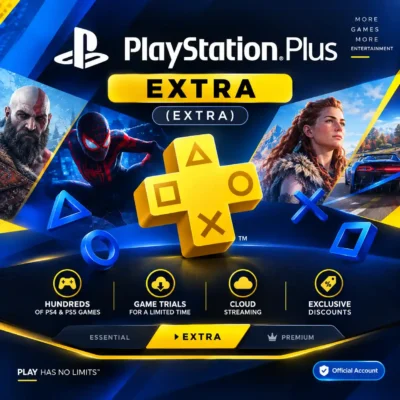 اکانت قانونی پلی استیشن پلاس اکسترا PlayStation Plus Extra